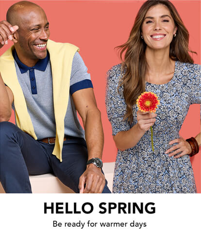 Hello Spring. Be ready for warmer days.